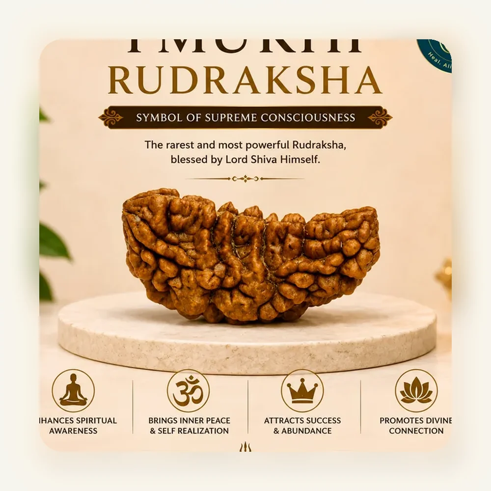 1 Mukhi Rudraksha - Normal Bead