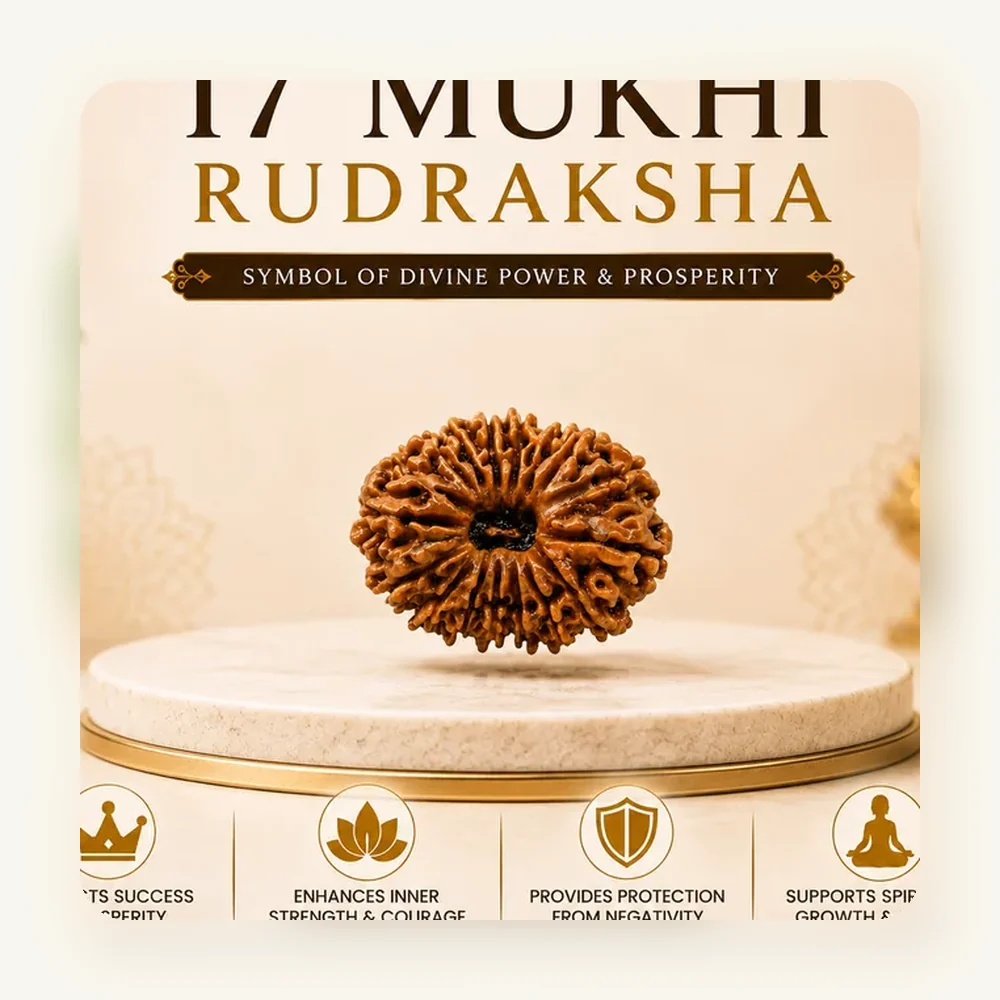 17 Mukhi Rudraksha - Normal Bead