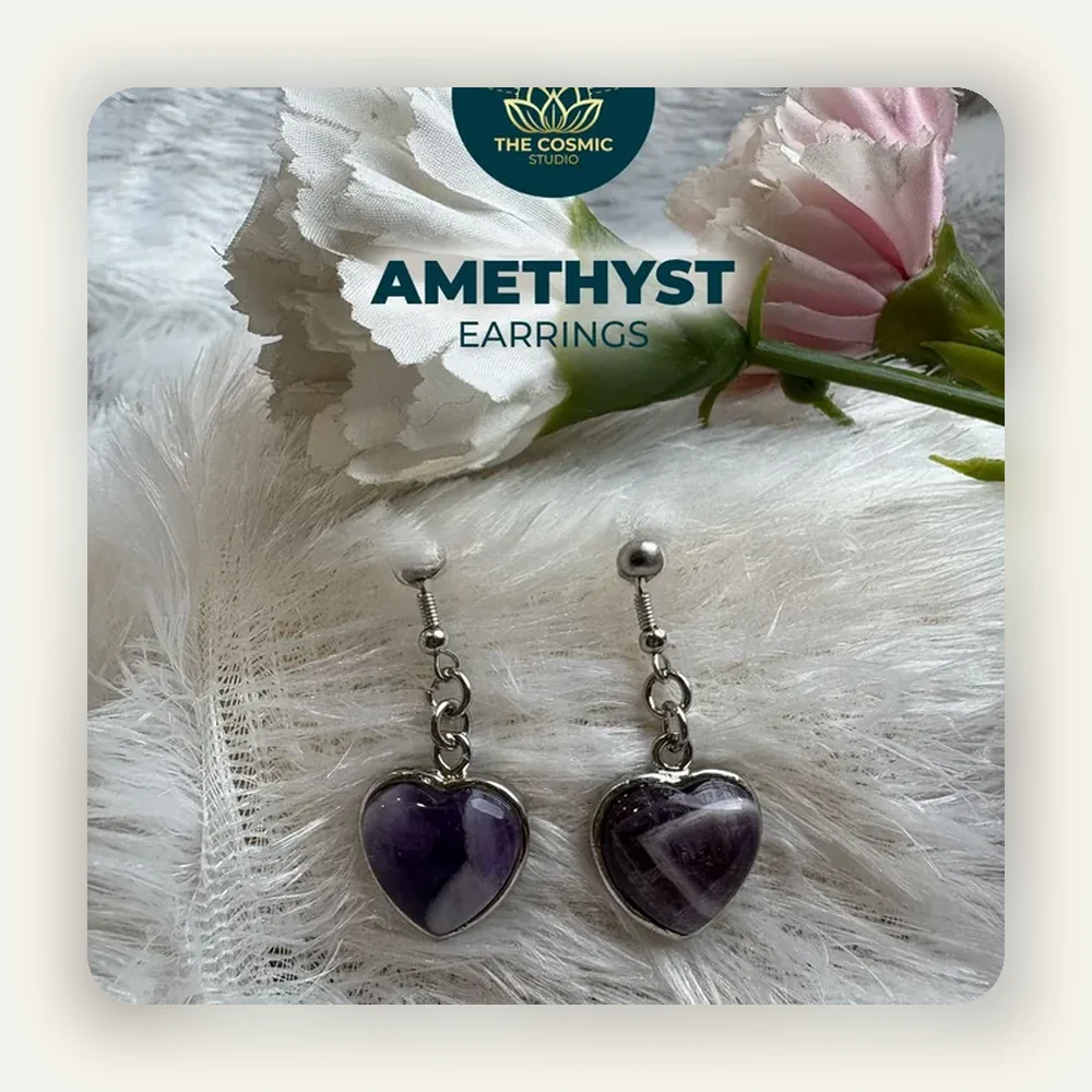 Amethyst Hanging Earrings
