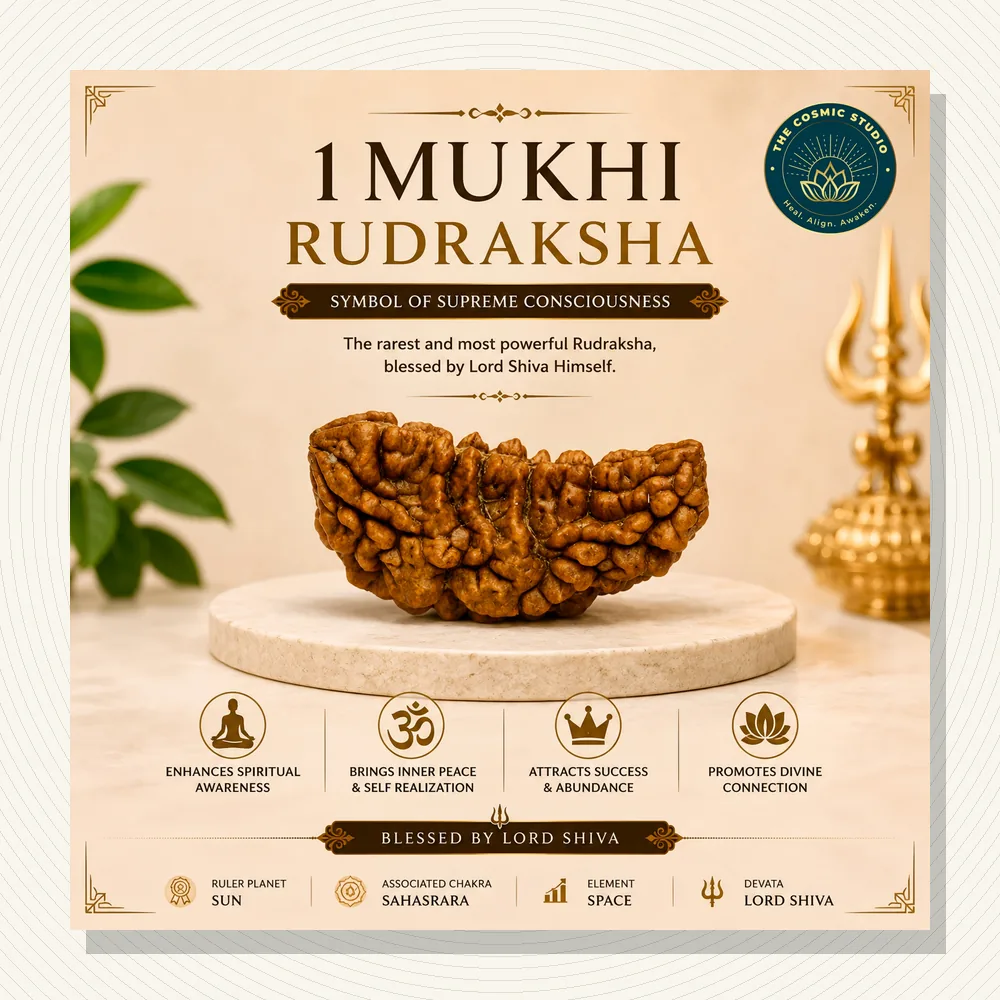 1 Mukhi Rudraksha - Normal Bead