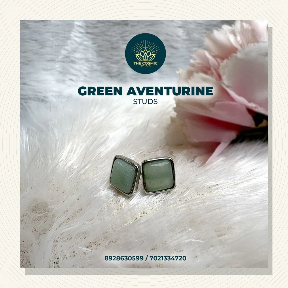 Green Aventurine Golden Long Mala