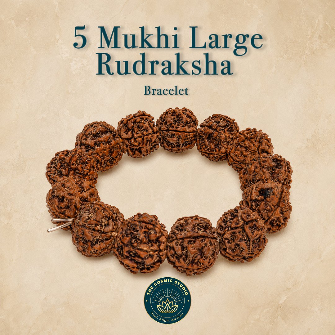 5 Mukhi Big Rudraksha Bracelet