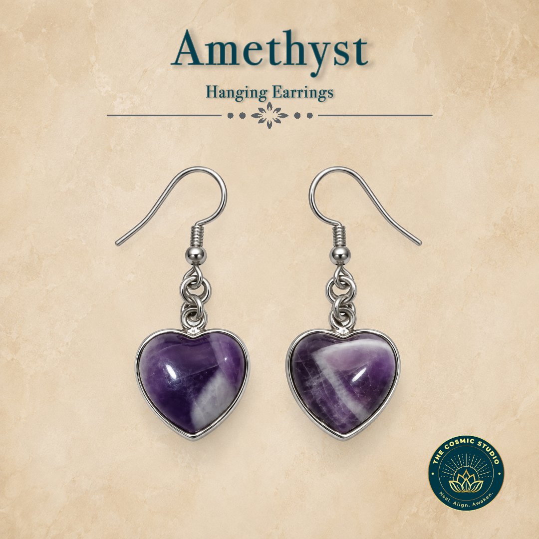 Amethyst Hanging Earrings