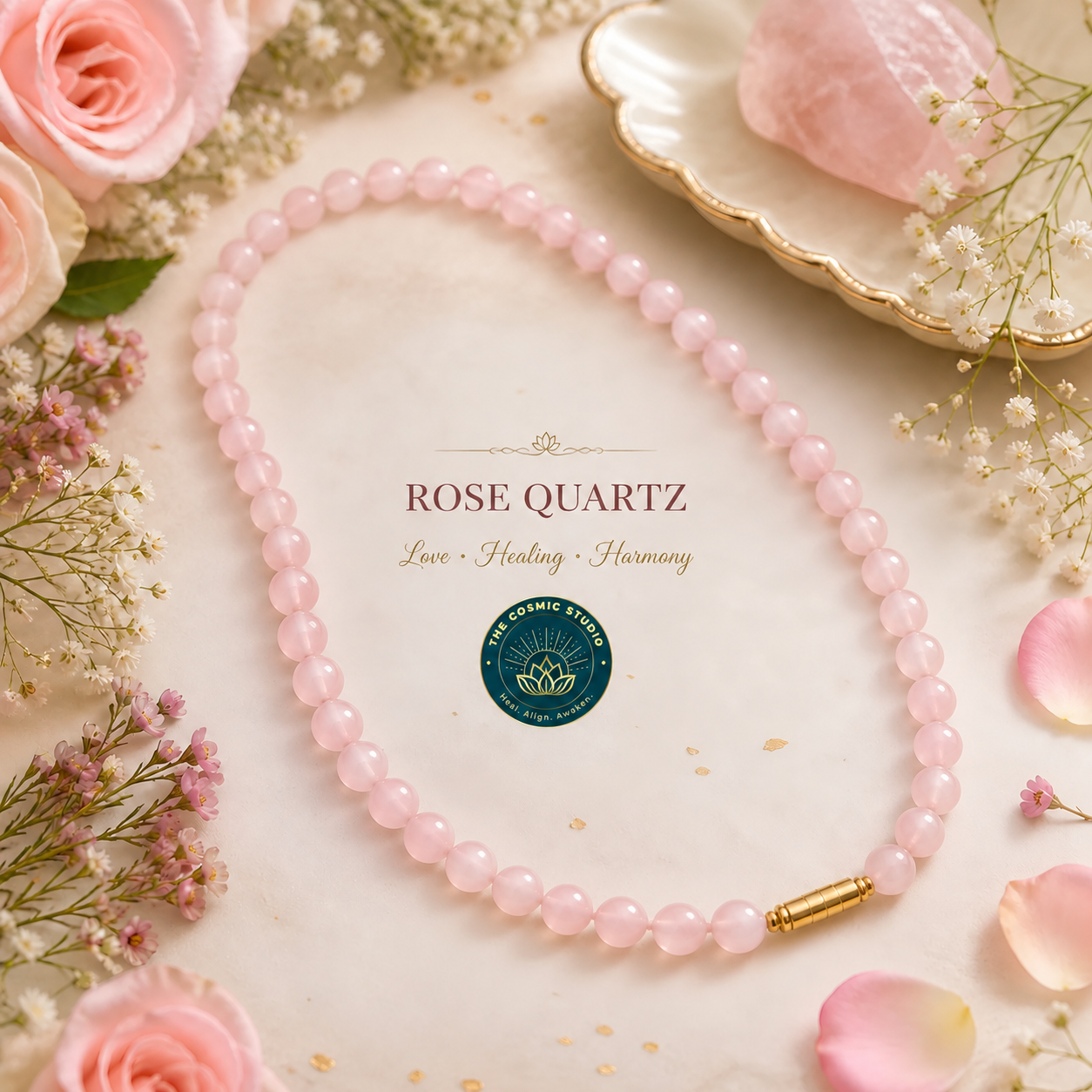 Rose Quartz Mala