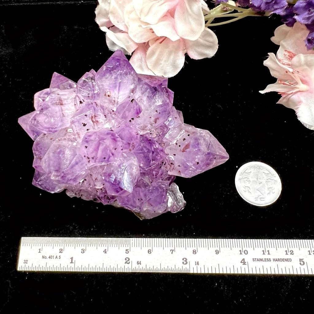 Amethyst Elestial Flowers from Brazil (Intuition and Meditation)
