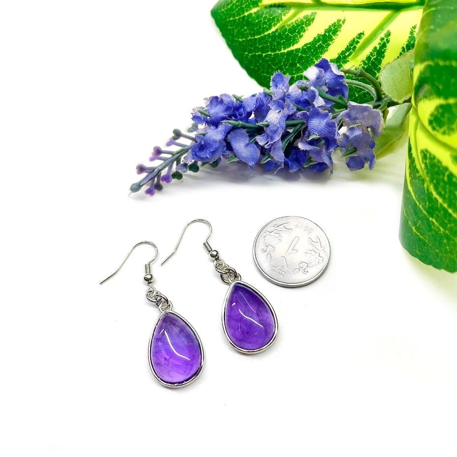 Amethyst Earrings (Spirituality & Calmness)