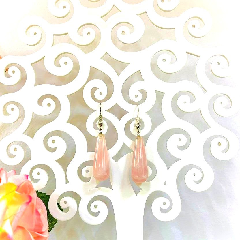 Rose Quartz Earrings (Love & Harmony)