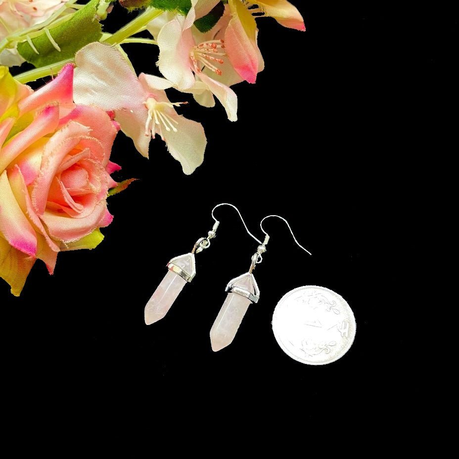 Rose Quartz Earrings (Love & Harmony)